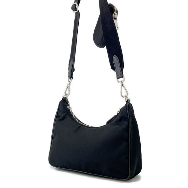 プラダ ショルダーバッグ Re-Edition 2005 Re-Nylon ナイロン 1BH204 PRADA 黒