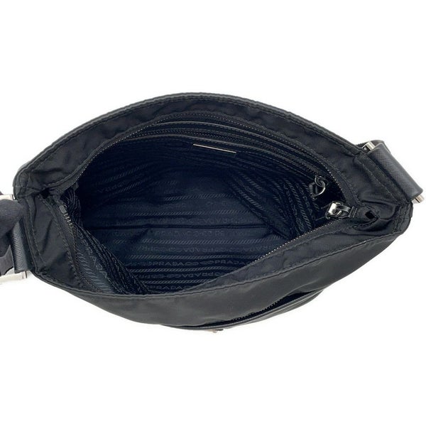プラダ ショルダーバッグ トライアングルロゴ ナイロン PRADA バッグ 黒