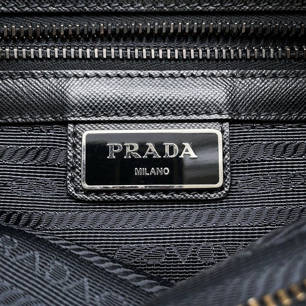プラダ ショルダーバッグ トライアングルロゴ ナイロン PRADA バッグ 黒