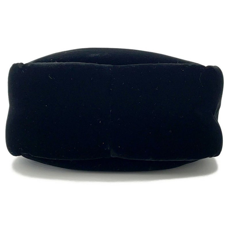 プラダ ハンドバッグ トライアングルロゴ ミニ ベルベット 1BA359 2wayショルダー 黒