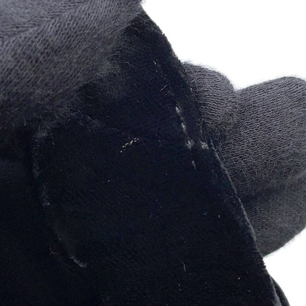 プラダ ハンドバッグ トライアングルロゴ ミニ ベルベット 1BA359 2wayショルダー 黒