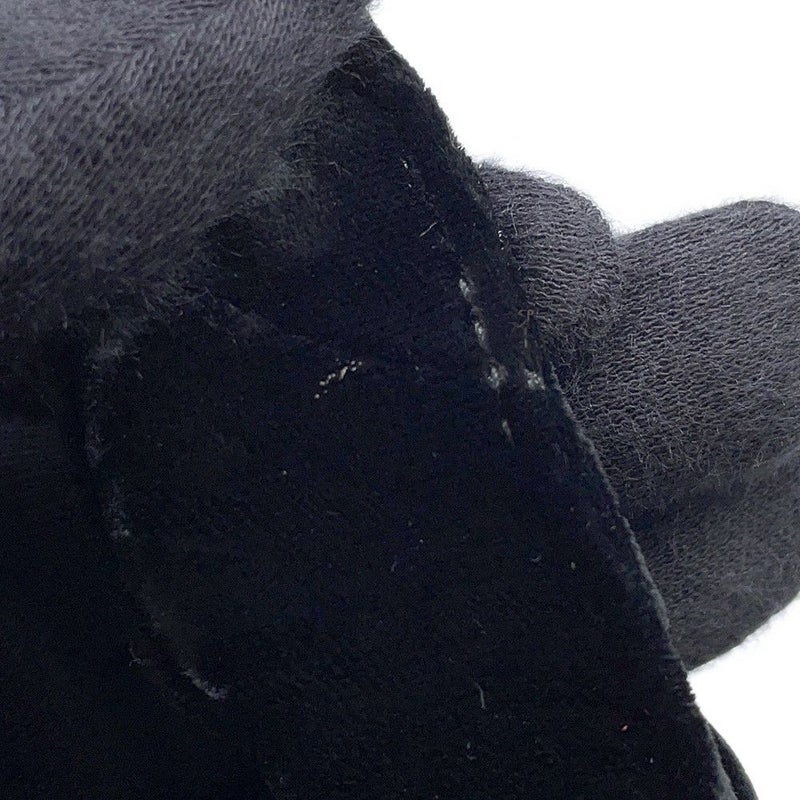 プラダ ハンドバッグ トライアングルロゴ ミニ ベルベット 1BA359 2wayショルダー 黒