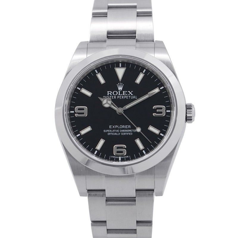 ロレックス エクスプローラー1 ランダムシリアル ルーレット 214270 ROLEX 腕時計 黒文字盤
