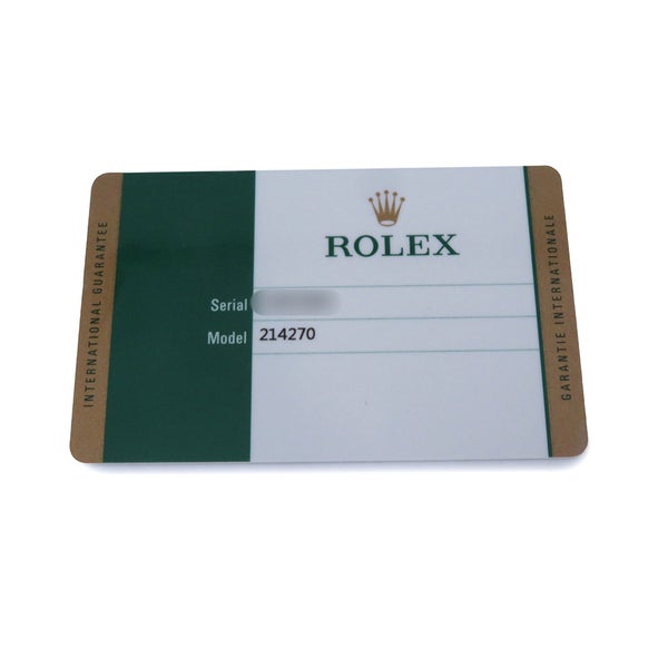 ロレックス エクスプローラー1 ランダムシリアル ルーレット 214270 ROLEX 腕時計 黒文字盤