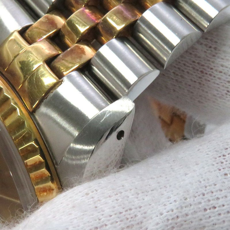 ロレックス デイトジャスト36 C番 SS/K18YG 16233 ROLEX 腕時計 シャンパン文字盤