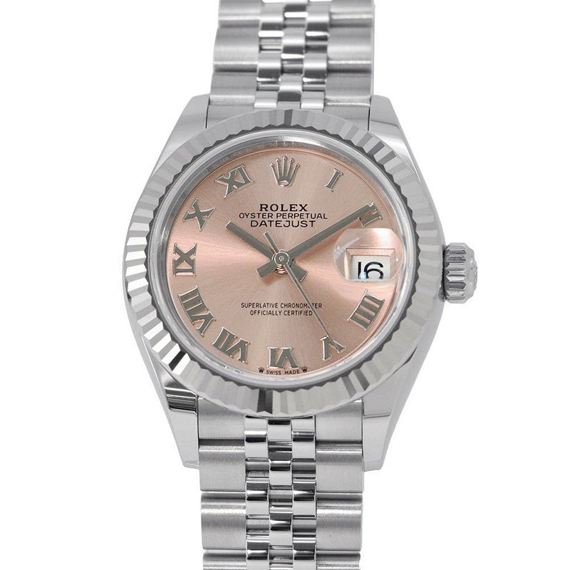 ロレックス レディ デイトジャスト SS/K18WG 279174 ROLEX 腕時計 ピンク文字盤 ローマン