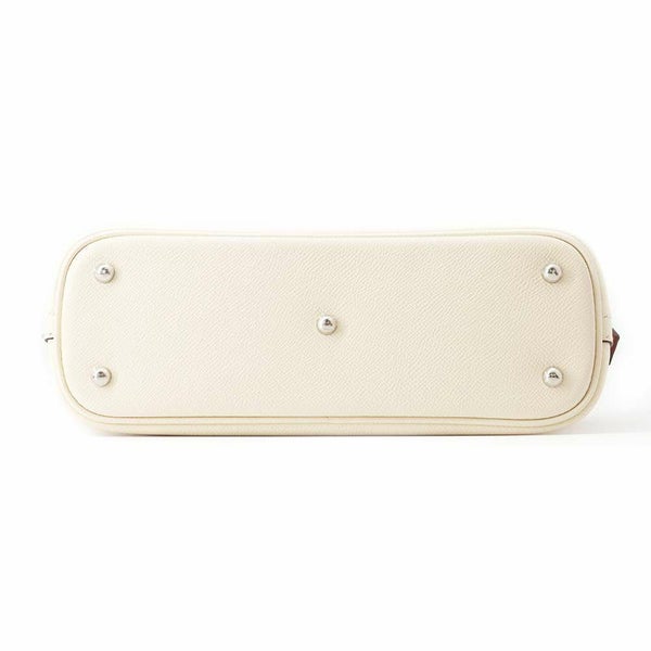 エルメス ボリード1923 25 トリコロール ナタ/ジョーヌシトロン/テールバテュー/シルバー金具 ヴォーエプソン B刻印