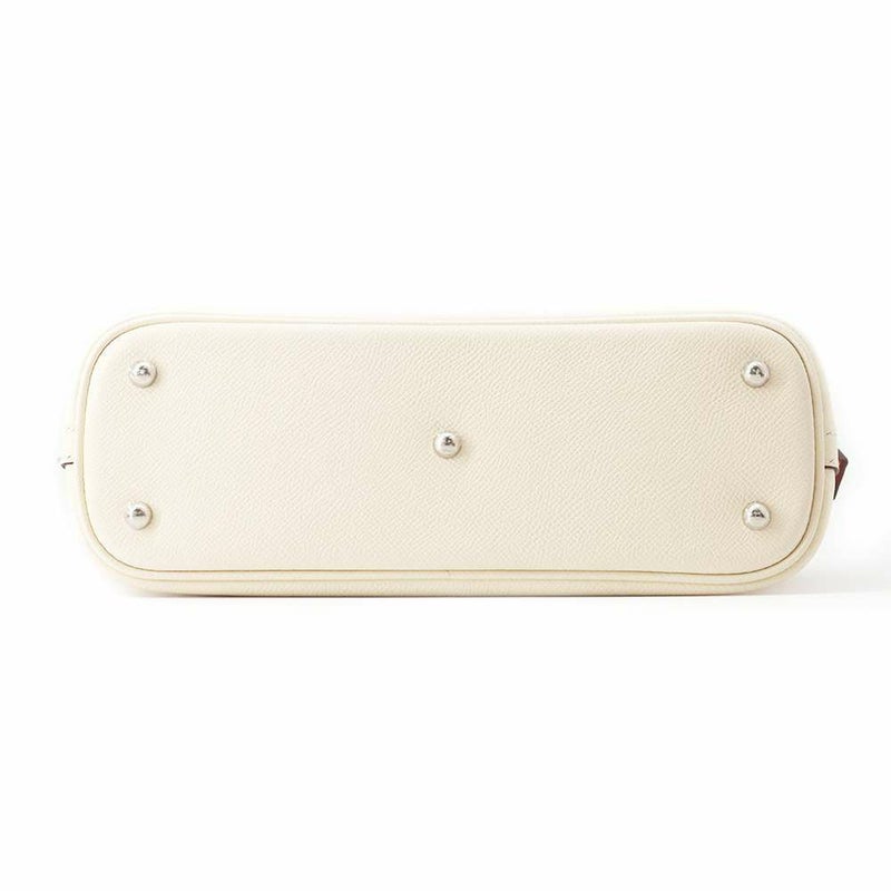 エルメス ボリード1923 25 トリコロール ナタ/ジョーヌシトロン/テールバテュー/シルバー金具 ヴォーエプソン B刻印