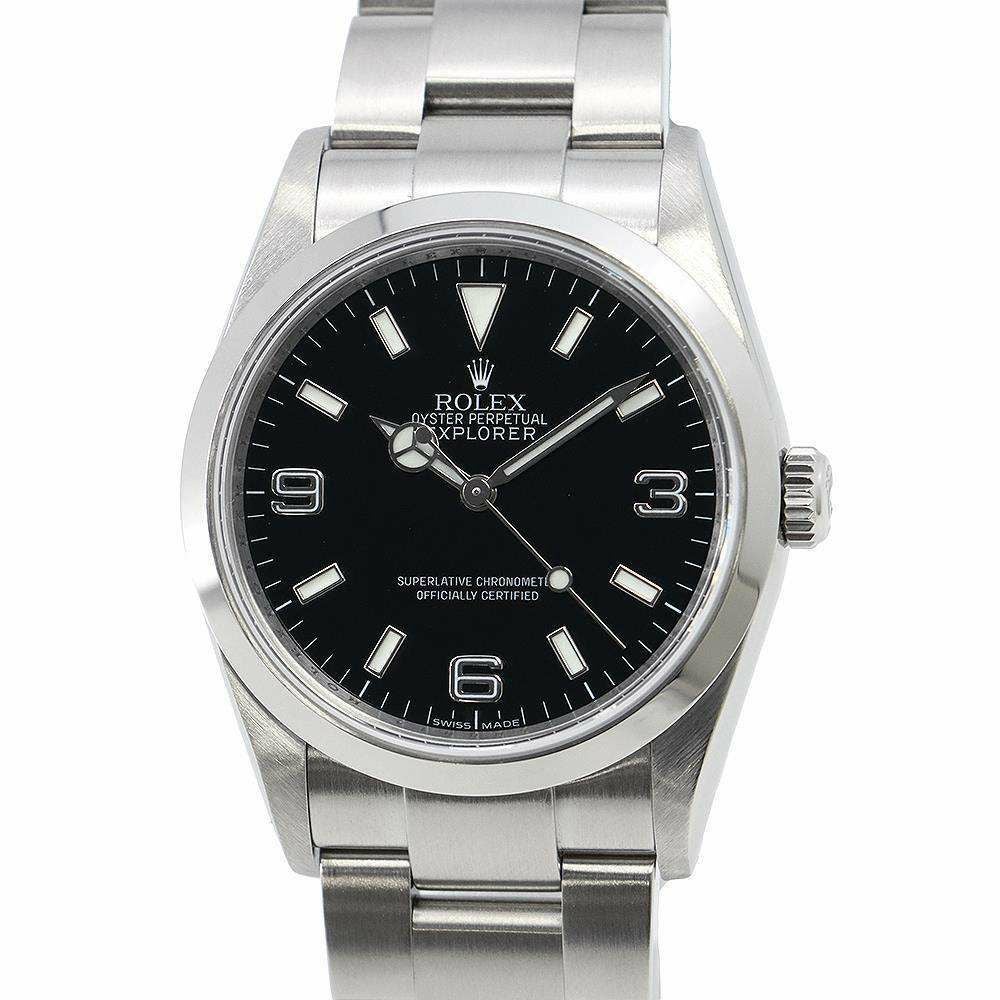 ☆ロレックス エクスプローラー1 Z番 114270 ROLEX 腕時計 黒文字盤