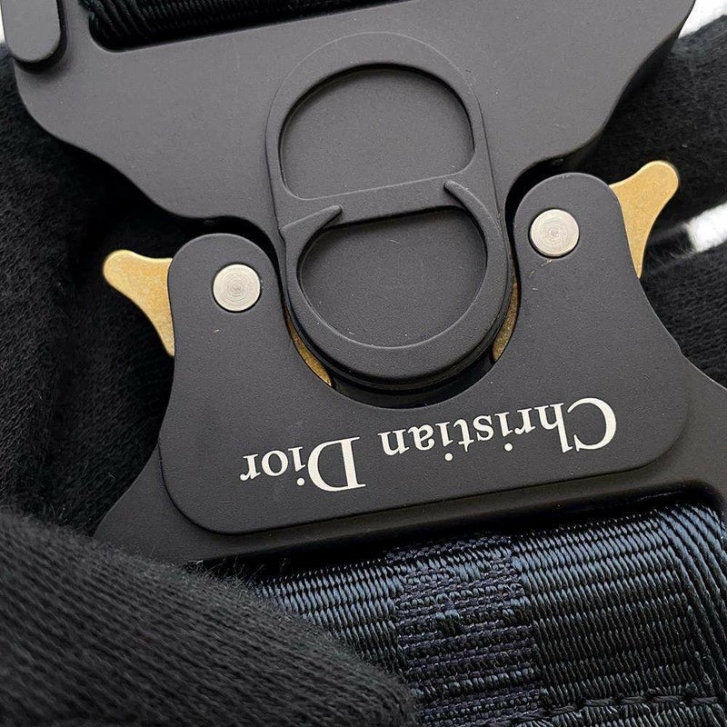 クリスチャン・ディオール トートバッグ サカイコラボ サドル ナイロン 1ADSH198USH Christian Dior 2way メンズ 黒 セール品