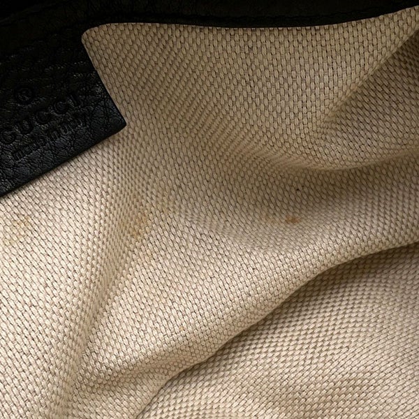 グッチ チェーンショルダーバッグ ソーホー インターロッキングG  レザー 308983 GUCCI バッグ 黒