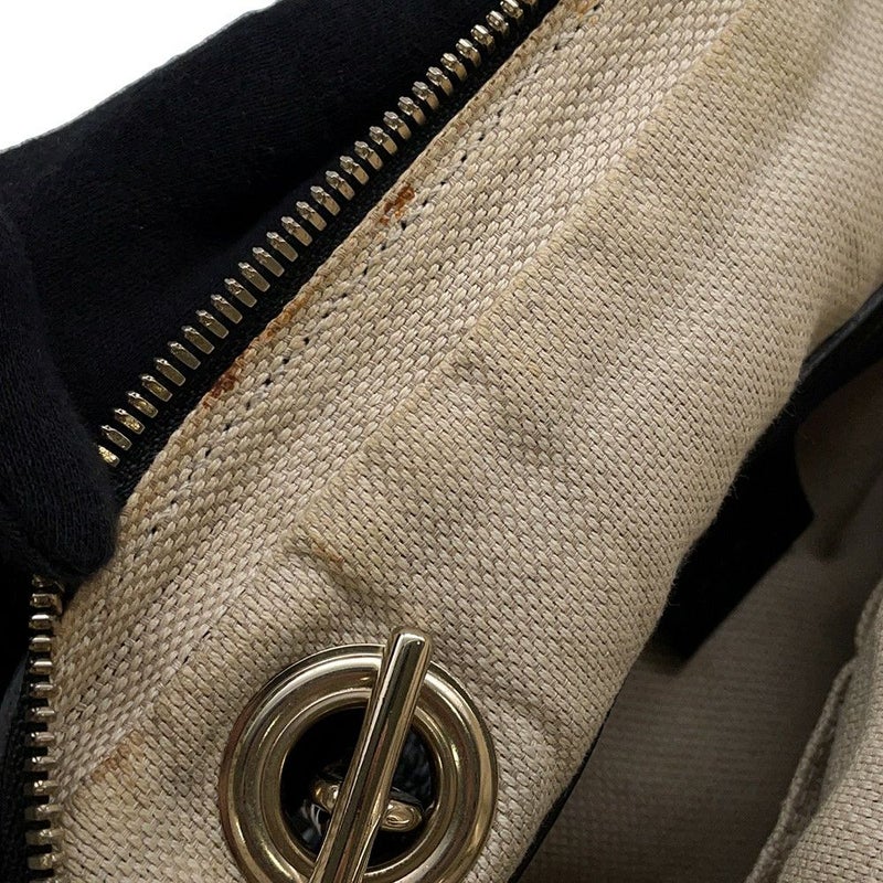 グッチ チェーンショルダーバッグ ソーホー インターロッキングG  レザー 308983 GUCCI バッグ 黒