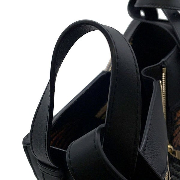 ロエベ ハンドバッグ ハンモック コンパクト ラフィア A538H13X07 LOEWE 2wayショルダーバッグ 黒