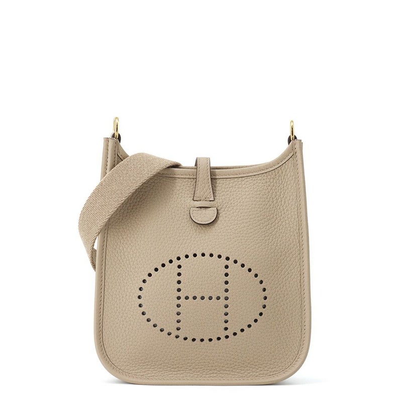 エルメス ショルダーバッグ エブリンTPM 111cm ベージュマルファ/ゴールド金具 トリヨンクレマンス W刻印