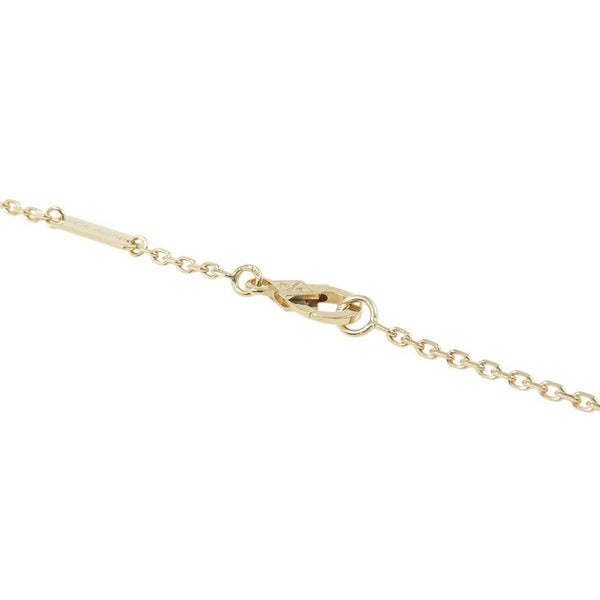 ヴァンクリ ネックレス ローズ ド ノエル ペンダント ミニモデル マザーオブパール ダイヤモンド 3P 計0.1ct K18YG VCARP7T000