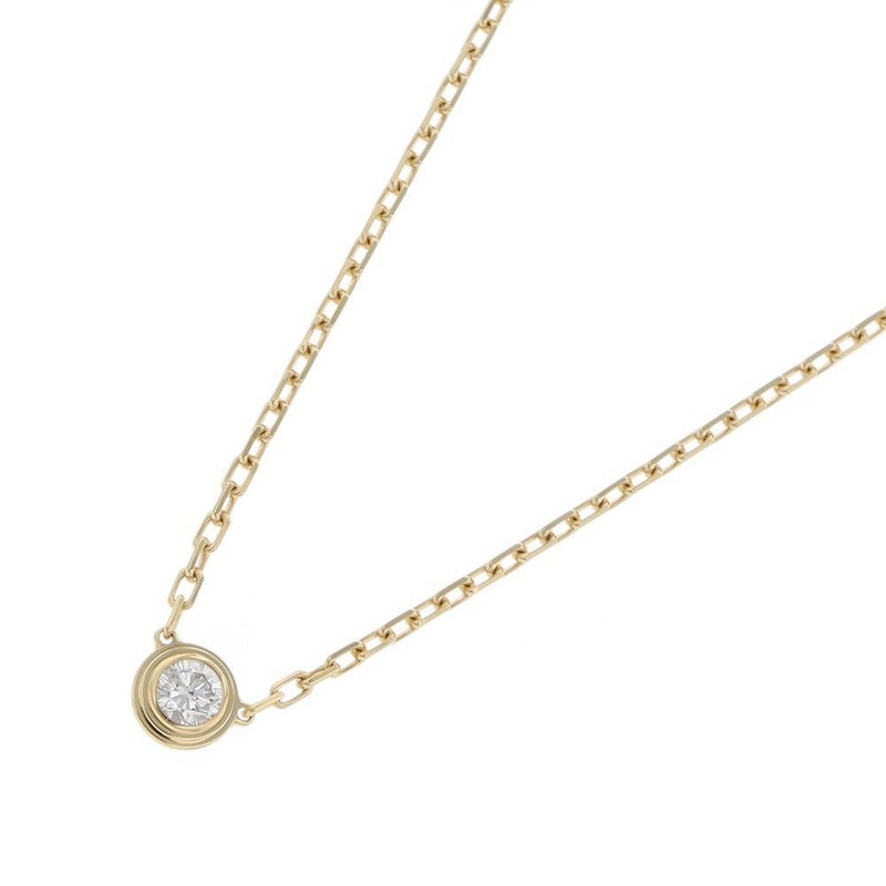 カルティエ ネックレス ダムール SM スモールモデル ダイヤモンド 1P 計0.09ct K18YGイエローゴールド B7215800 Cartier