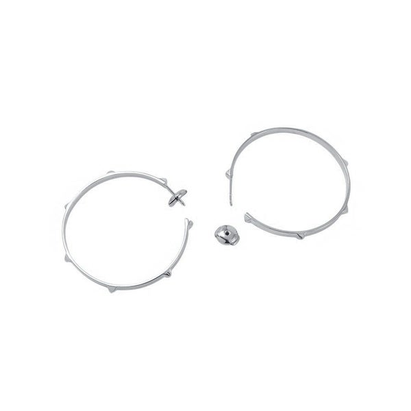 エルメス ピアス ミニ クルー SV925シルバー HERMES フープ ジュエリー アクセサリー