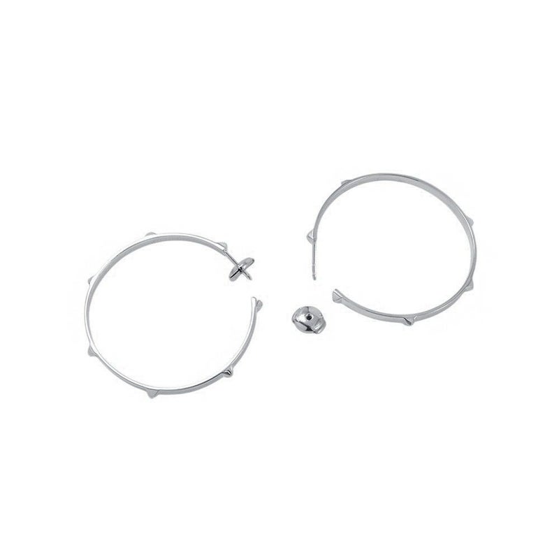 エルメス ピアス ミニ クルー SV925シルバー HERMES フープ ジュエリー アクセサリー