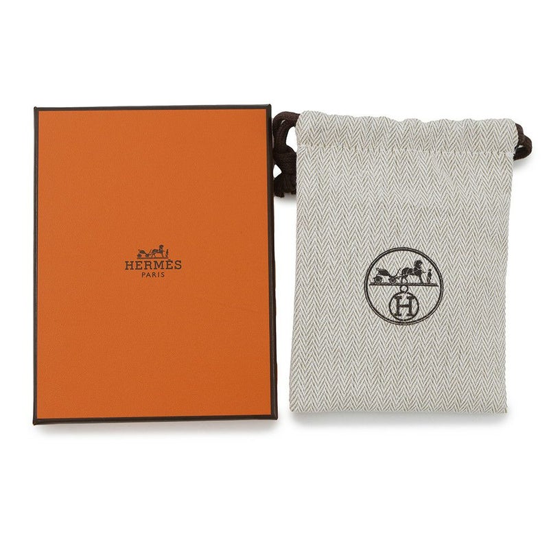 エルメス ネックレス ミニ・ポップアッシュ ブラック/ゴールド金具 HERMES アクセサリー 黒
