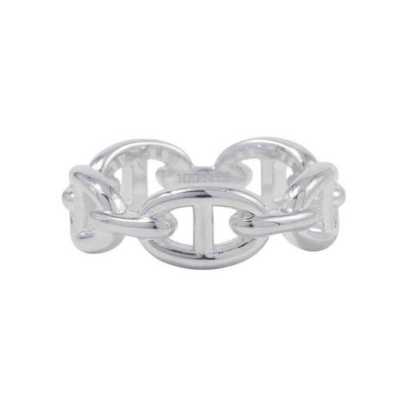 エルメス リング シェーヌダンクル アンシェネPM Enchainee SV925シルバー リングサイズ59 HERMES ジュエリー