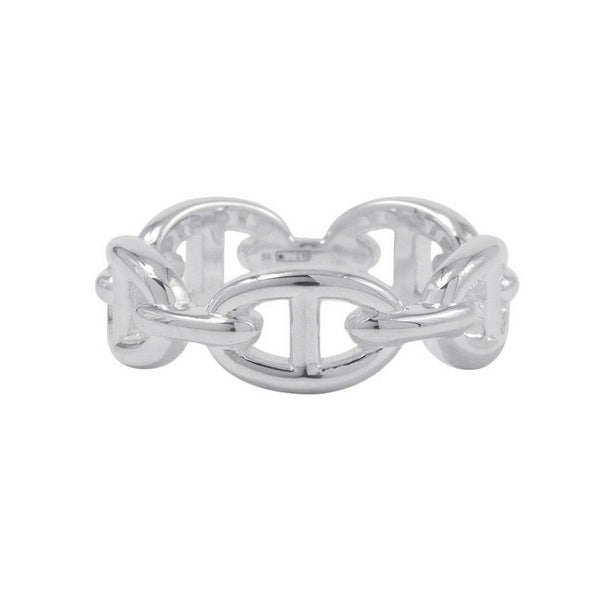 エルメス リング シェーヌダンクル アンシェネPM Enchainee SV925シルバー リングサイズ59 HERMES ジュエリー