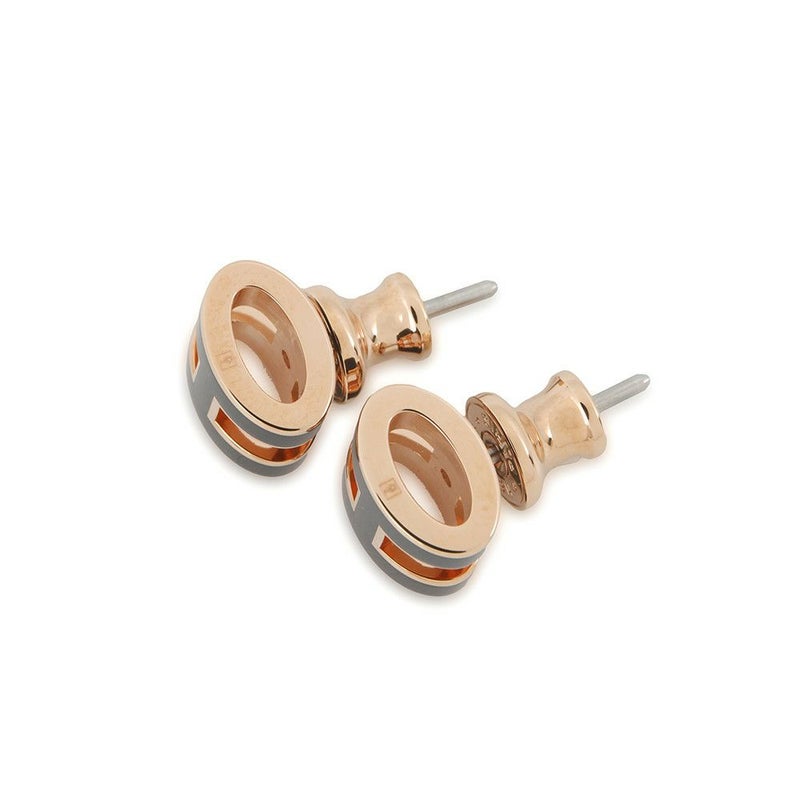 エルメス ピアス ミニ・ポップアッシュ ブラック/ピンクゴールド金具 Hモチーフ HERMES Pop H ポップH