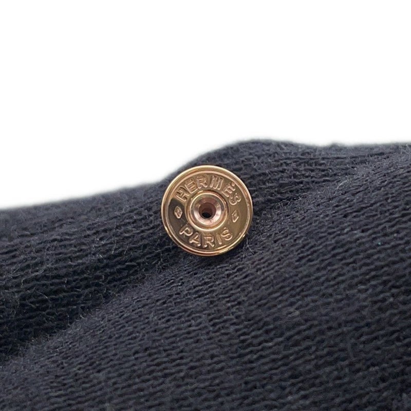 エルメス ピアス ミニ・ポップアッシュ ブラック/ピンクゴールド金具 Hモチーフ HERMES Pop H ポップH