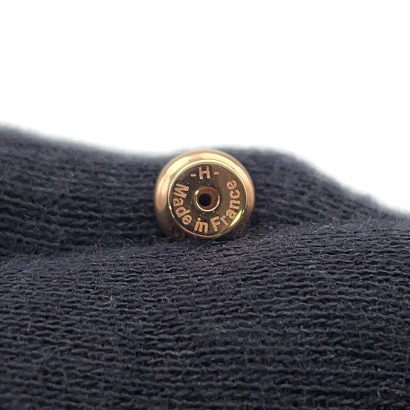 エルメス ピアス ミニ・ポップアッシュ ブラック/ピンクゴールド金具 Hモチーフ HERMES Pop H ポップH