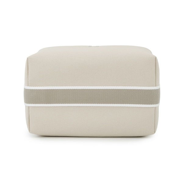 エルメス ポーチ ブリッド・ア・ブラックGM ベージュ/シルバー金具 キャンバス HERMES バッグ 小物入れ