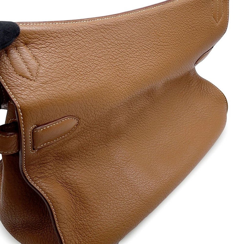 エルメス ショルダーバッグ ジプシエール37 ゴールド/シルバー金具 トリヨンクレマンス □M刻印