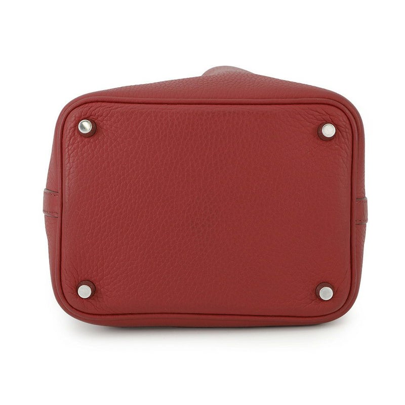 エルメス ハンドバッグ ピコタンロックPM ルビー/シルバー金具 トリヨンクレマンス □R刻印