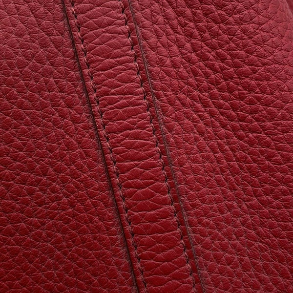 エルメス ハンドバッグ ピコタンロックPM ルビー/シルバー金具 トリヨンクレマンス □R刻印