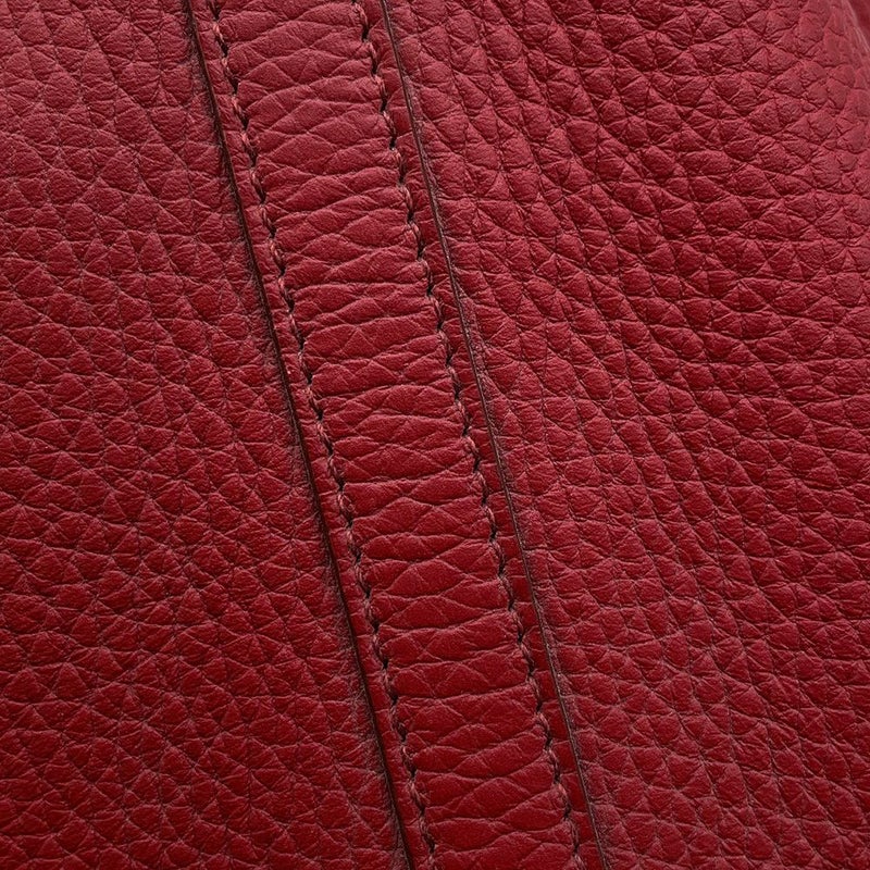 エルメス ハンドバッグ ピコタンロックPM ルビー/シルバー金具 トリヨンクレマンス □R刻印