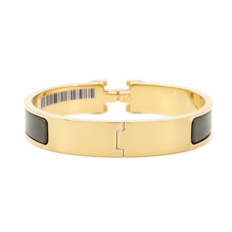 エルメス ブレスレット クリック H クリッククラックPM ノワール・ドレ ラメ HERMES アクセサリー