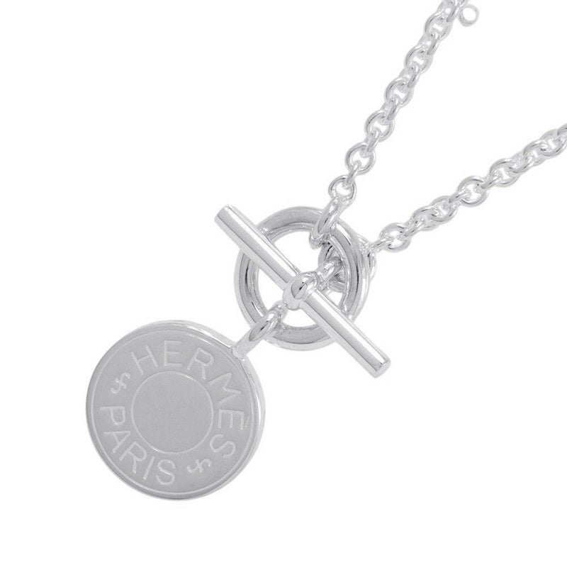 エルメス ネックレス アミュレット H エクスリブリス コンフェッティ セリエ SV925シルバー HERMES ジュエリー