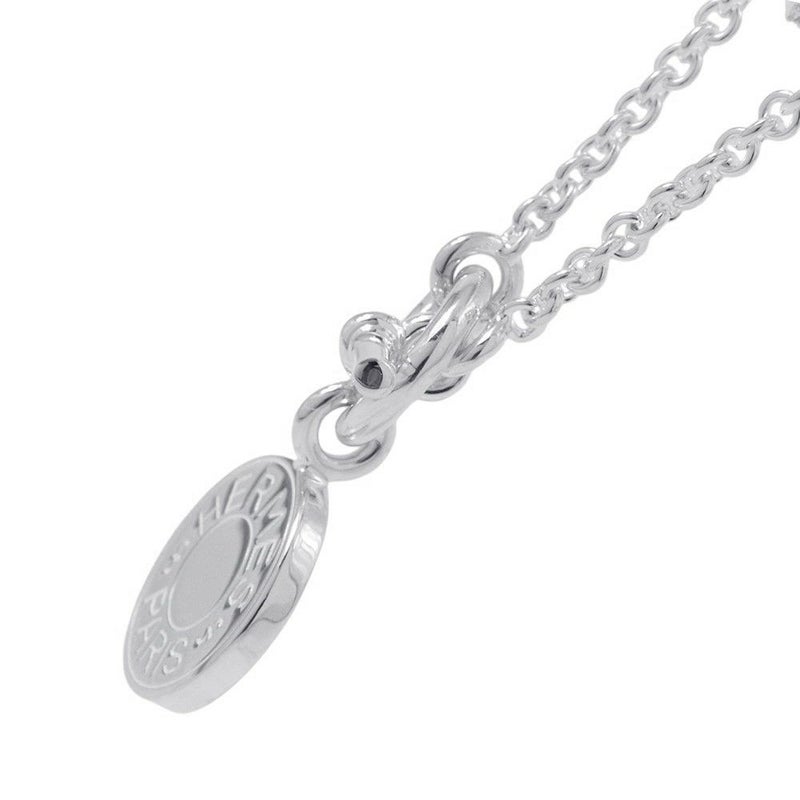エルメス ネックレス アミュレット H エクスリブリス コンフェッティ セリエ SV925シルバー HERMES ジュエリー
