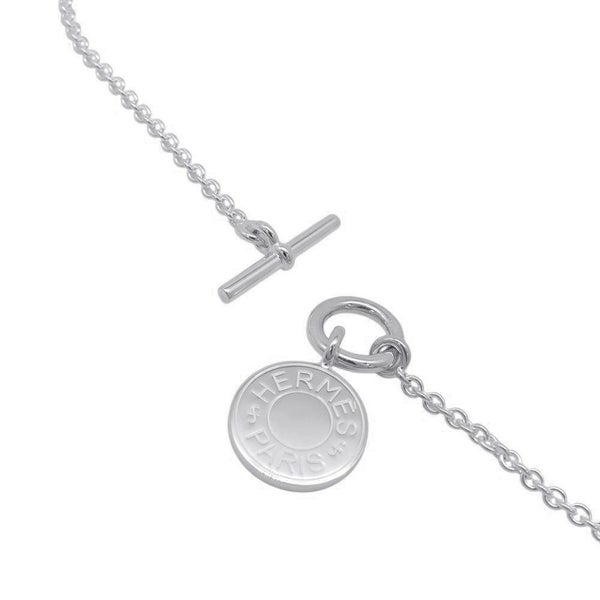 エルメス ネックレス アミュレット H エクスリブリス コンフェッティ セリエ SV925シルバー HERMES ジュエリー