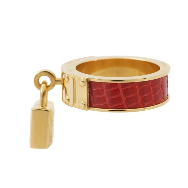 エルメス スカーフリング カデナ リザード HERMES アクセサリー チャーム