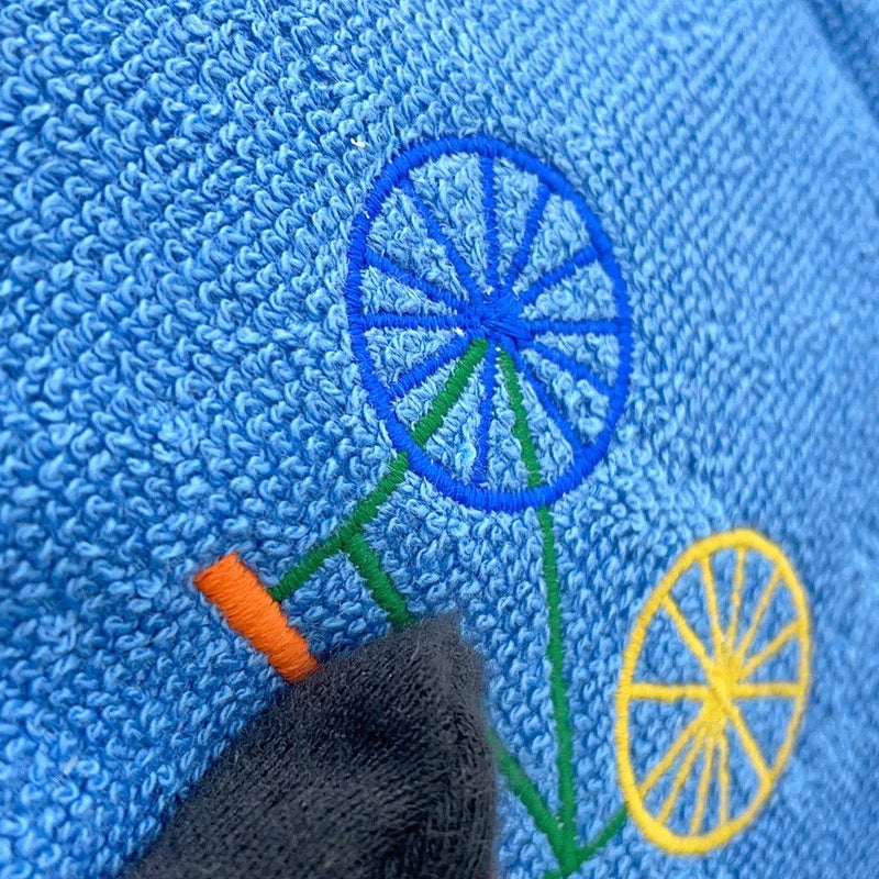 エルメス ポーチ レ・カバン フラットポーチPM ブルー/シルバー金具 HERMES