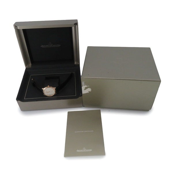ジャガールクルト マスター ウルトラスリム Q1272510 JAEGER-LECOULTRE 腕時計 アイボリー文字盤