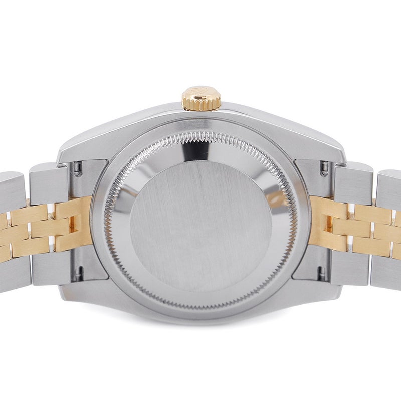 ロレックス デイトジャスト D番 SS/K18YG 116233 ROLEX 腕時計 白文字盤 ローマン