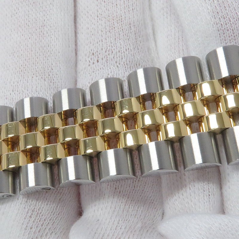 ロレックス デイトジャスト D番 SS/K18YG 116233 ROLEX 腕時計 白文字盤 ローマン