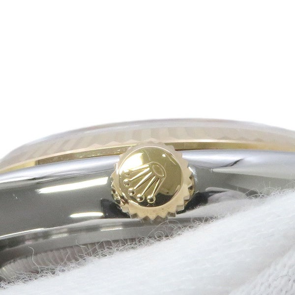 ロレックス デイトジャスト D番 SS/K18YG 116233 ROLEX 腕時計 白文字盤 ローマン