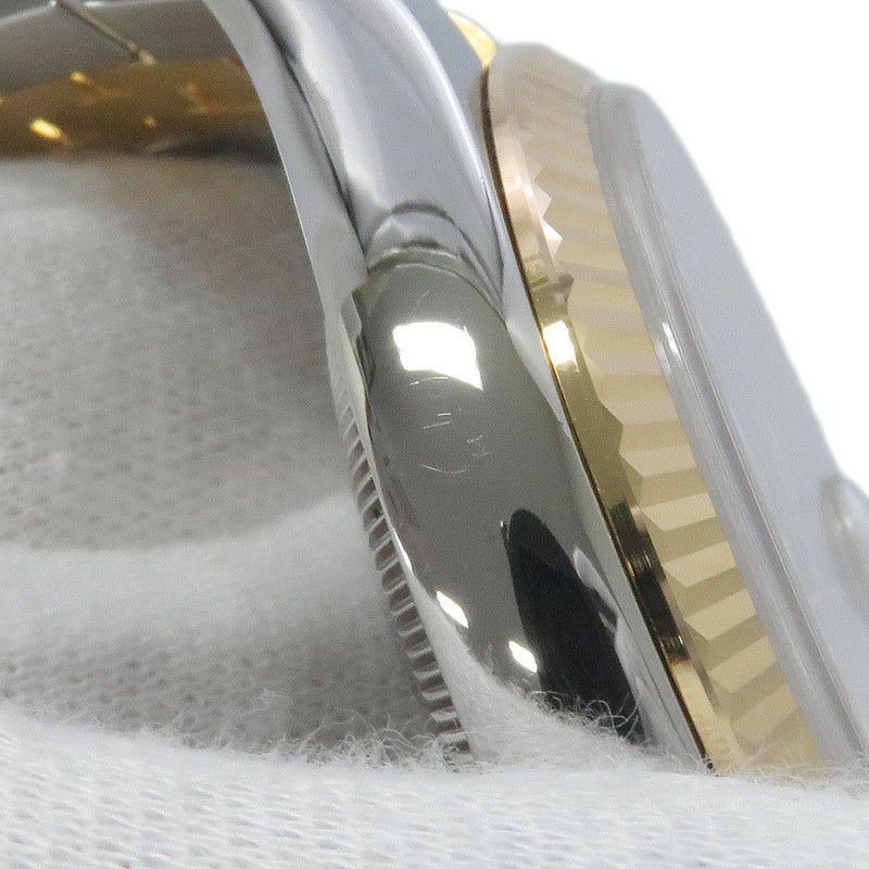 ロレックス デイトジャスト D番 SS/K18YG 116233 ROLEX 腕時計 白文字盤 ローマン