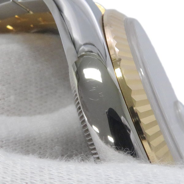 ロレックス デイトジャスト D番 SS/K18YG 116233 ROLEX 腕時計 白文字盤 ローマン