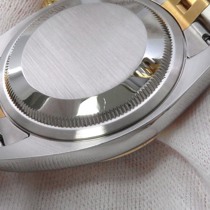 ロレックス デイトジャスト D番 SS/K18YG 116233 ROLEX 腕時計 白文字盤 ローマン