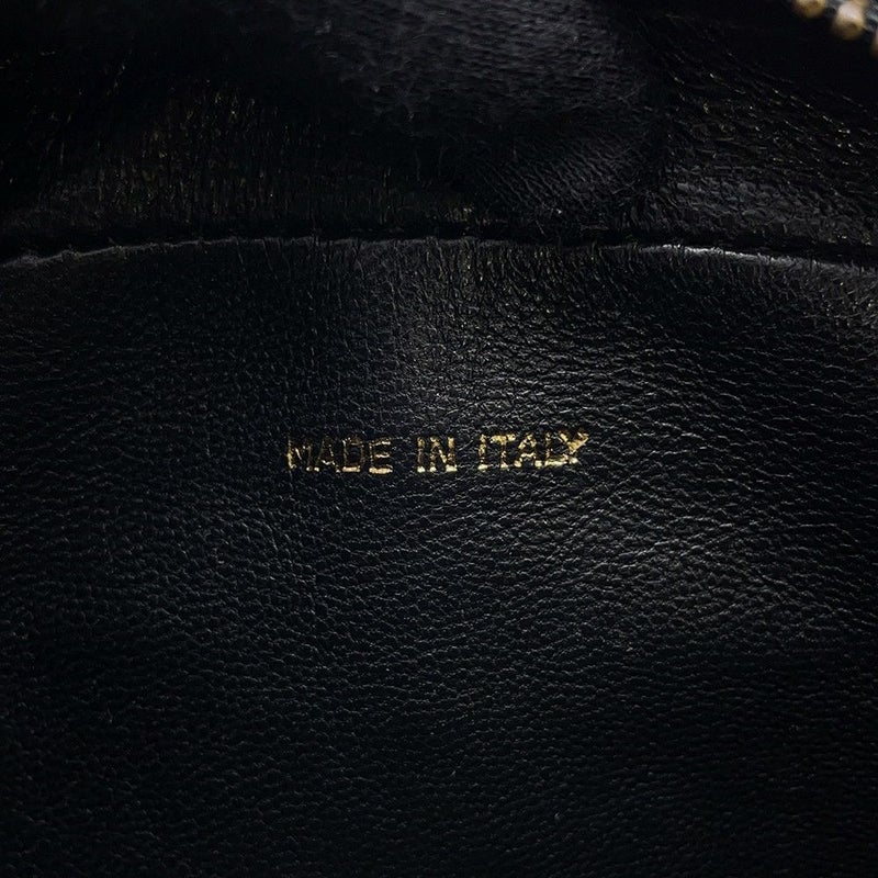 シャネル チェーンショルダーバッグ マトラッセ タッセル ラムスキン CHANEL バッグ 黒