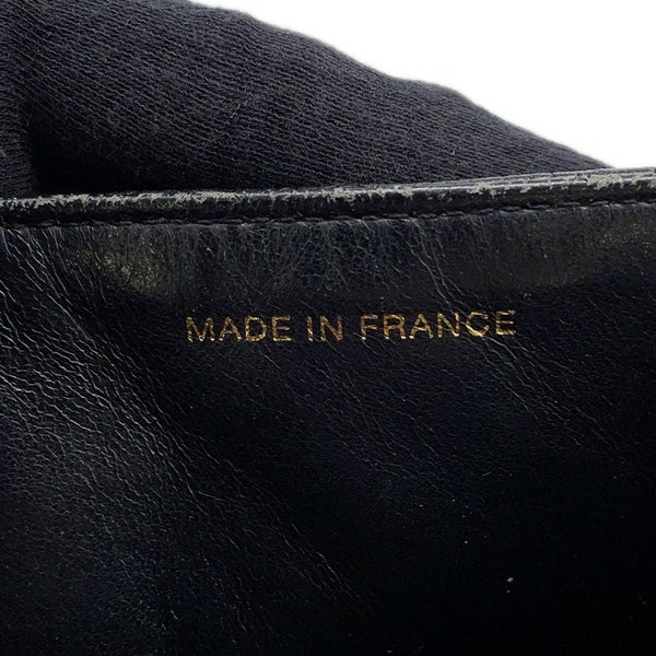 シャネル チェーンショルダーバッグ マトラッセ シングルチェーン キャビアスキン A07868 CHANEL バッグ 黒