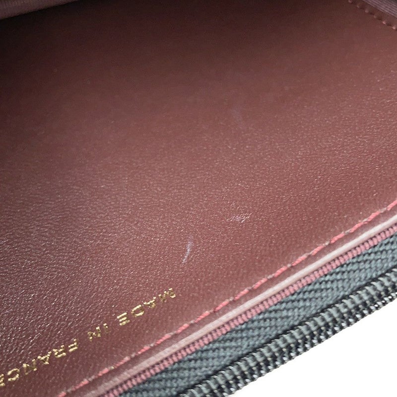 シャネル チェーンウォレット クラシック マトラッセ ココマーク ラムスキン AP0250 CHANEL 財布 黒