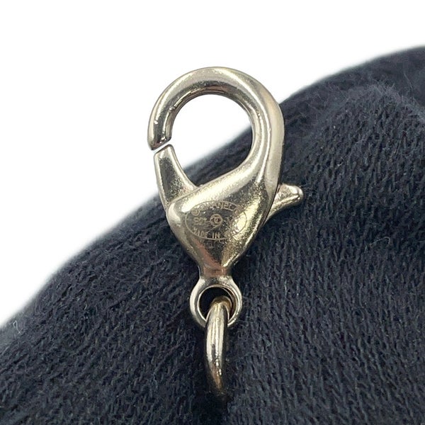 シャネル チョーカー ロゴプレート チェーン B21V AB4711 CHANEL ネックレス アクセサリー 黒